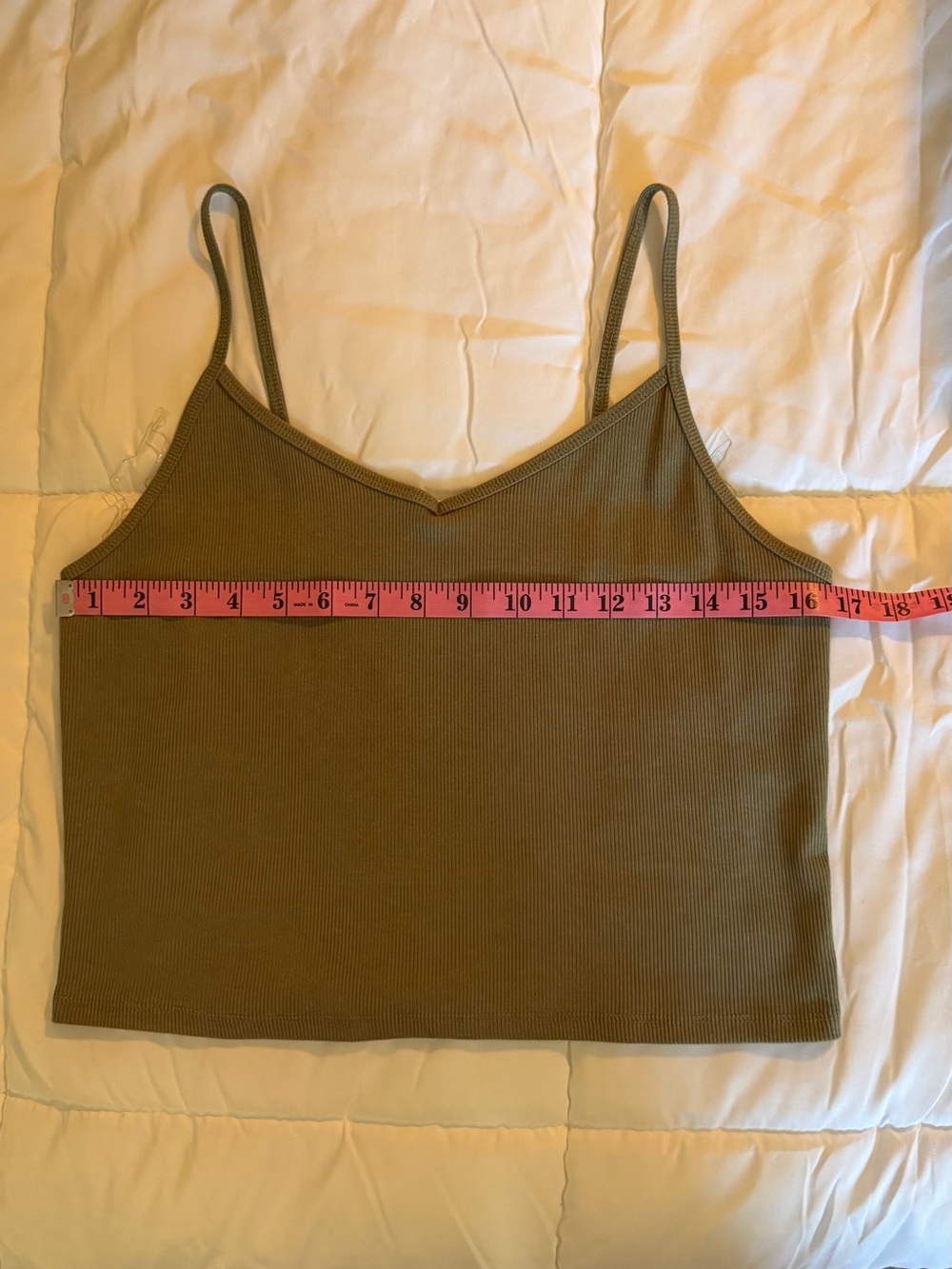 Green Tie Front Top - Picture 4 of 6